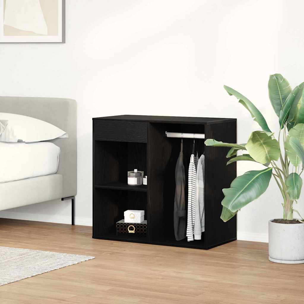 vidaXL Kosmetický kabinet Čierny dub 80 x 40 x 75 cm Kompozitné drevo