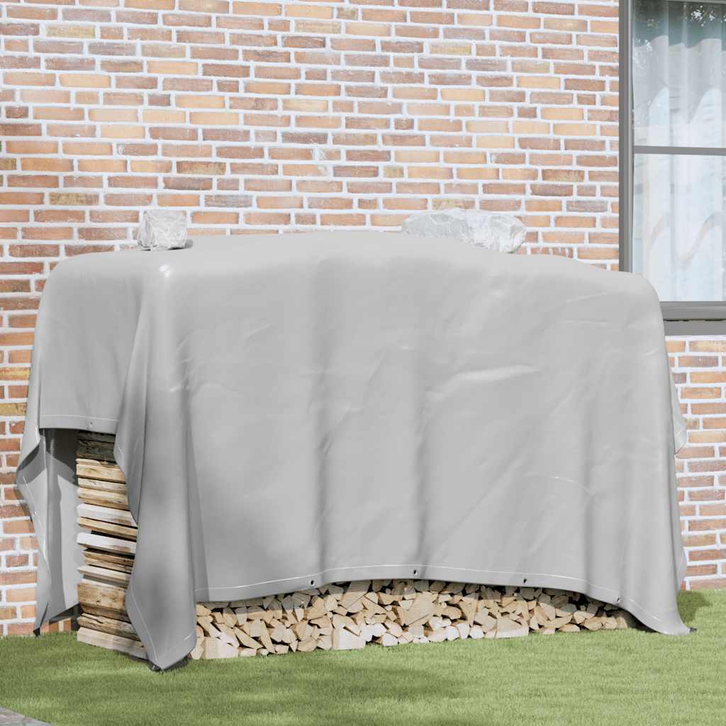 vidaXL Celta 650 g/m², 3x3 m, sivá