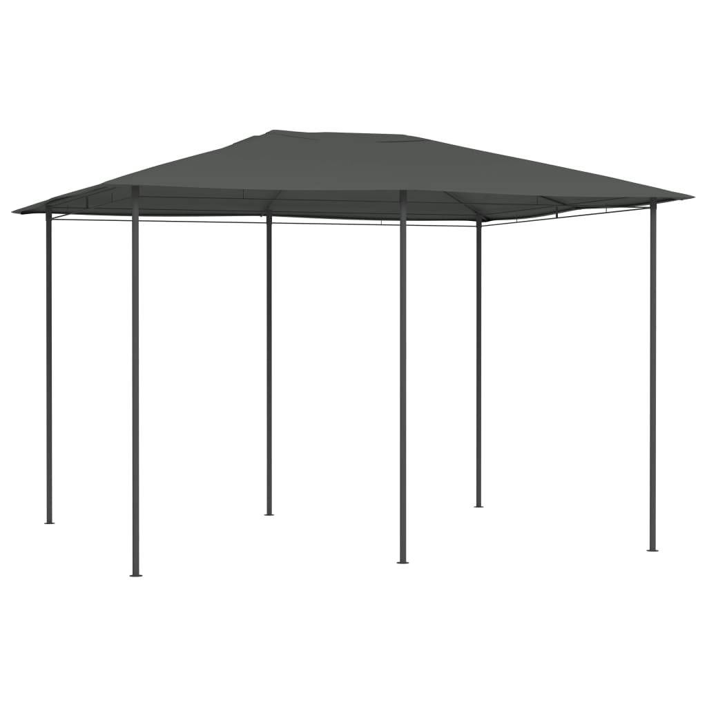 vidaXL Altánok 3x4x2,6 m antracitový 160 g/m²