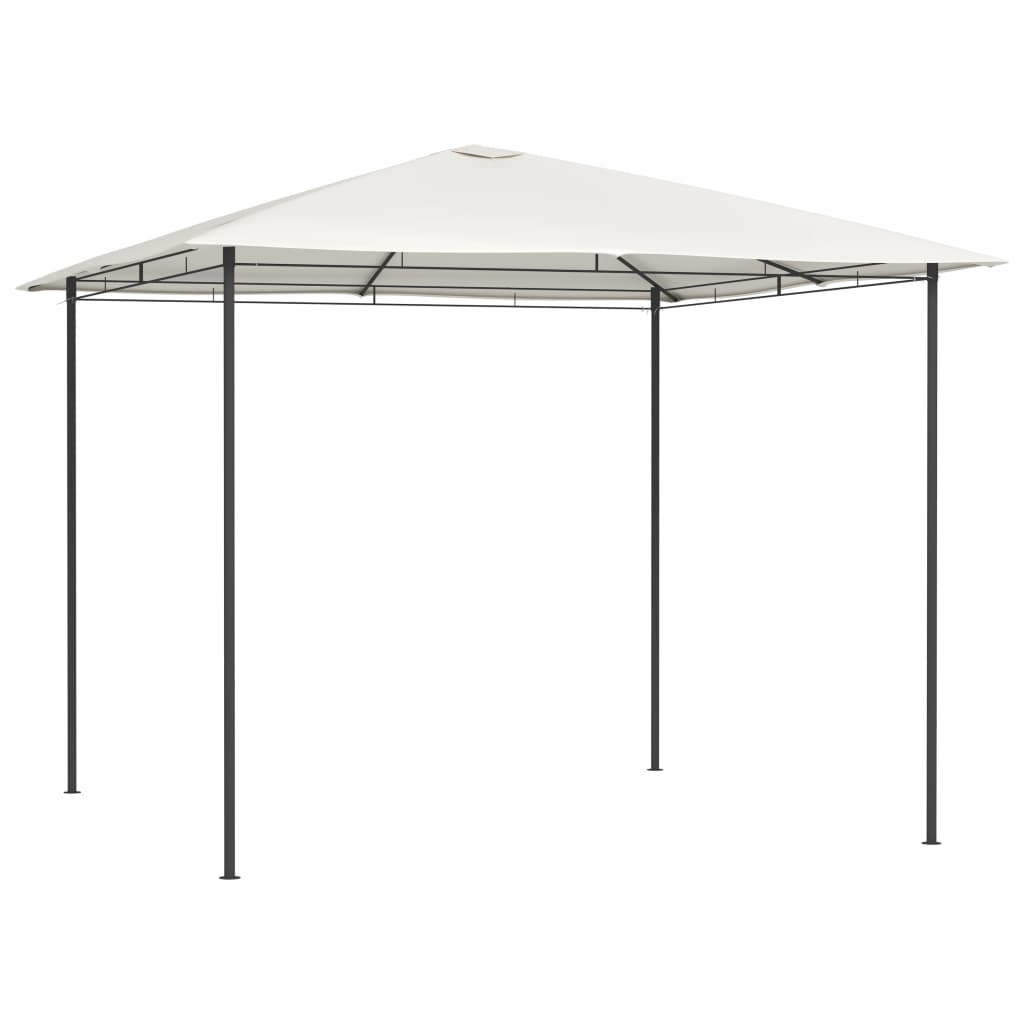 vidaXL Altánok 3x3x2,6 m krémový 160 g/m²