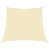 vidaXL Tieniaca plachta 160 g/m² krémová 4/5x4 m HDPE