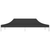 vidaXL Strecha na párty stan 6x3 m, čierna 270 g/m²