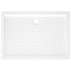 vidaXL Sprchová vanička s protišmykovými výbežkami biela 70x100x4 cm ABS
