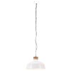 vidaXL Industriálna závesná lampa 42 cm, biela E27