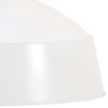 vidaXL Industriálna závesná lampa 42 cm, biela E27