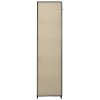 vidaXL Skladací šatník krémový 110x45x175 cm látkový