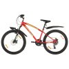 vidaXL Horský bicykel 21 rýchlostí, 26" koleso 36 cm, červený