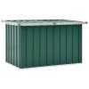 vidaXL Záhradný úložný box zelený 109x67x65 cm