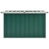 vidaXL Záhradný úložný box zelený 109x67x65 cm