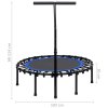 vidaXL Fitness trampolína s rukoväťou 102 cm