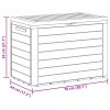 vidaXL Záhradný úložný box antracitový 78x44x55 cm