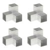 vidaXL Trámové spojky 4 ks v tvare Y 101x101 mm pozinkovaný kov