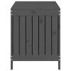 vidaXL Záhradný úložný box sivý 115x49x60 cm masívna borovica