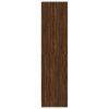 vidaXL Šatník hnedý dub 100x50x200 cm kompozitné drevo