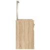 vidaXL Toaletný stolík so zrkadlom dub sonoma 130x50x132,5 cm
