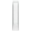 vidaXL Oblúkový gabionový kôš 4 ks 200x50x220/240cm pozinkované železo