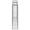 vidaXL Oblúkové gabionové koše 5 ks 300x30x120/140 cm pozink. železo