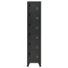 vidaXL Uzamykacia skriňa antracitová 38x40x180 cm oceľová