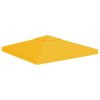vidaXL Dvojitá strieška na altánok 310 g/m², 3x3 m, žltá