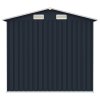 vidaXL Záhradná kôlňa antracitová 205x129x183 cm pozinkovaná oceľ
