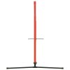 vidaXL Tenisová sieť čierno-červená 500x100x87 cm polyester