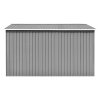 vidaXL Záhradná kôlňa 257x298x178 cm, kov, sivá