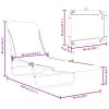 vidaXL Skladacie záhradné ležadlá 2 ks oceľ a látka ružové