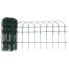 vidaXL Záhradné oplotenie, železo s práškovou úpravou 25x0,4 m