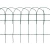 vidaXL Záhradné oplotenie, železo s práškovou úpravou 25x0,4 m