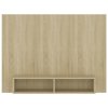 vidaXL Nástenná TV skrinka dub sonoma 120x23,5x90 cm spracované drevo
