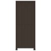vidaXL Plastová skrinka 68x39x171,5 cm