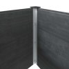 vidaXL Vyvýšený záhradný záhon 200x50x54 cm WPC sivý