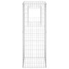 vidaXL Gabiónové koše/stĺpy 2 ks 50x50x140 cm železo
