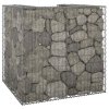 vidaXL Gabiónová stena na odpadkový kôš, oceľ 110x100x110 cm