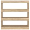 vidaXL Knižnica/deliaca stena dub sonoma 100x30x103 cm