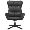vidaXL Relaxačné kreslo čierne umelá koža