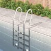 vidaXL Bazénový rebrík 54x38x184,5 cm 304 nehrdzavejúca oceľ