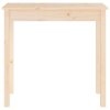 vidaXL Konzolový stolík 80x40x75 cm masívne borovicové drevo