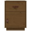vidaXL Nočné stolíky 2 ks medovo-hnedé 40x34x55 cm borovicový masív