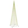 vidaXL Vianočný stromček kužeľ rôznofarebné svetlo 1134 LED 230x800 cm