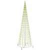 vidaXL Vianočný stromček kužeľ rôznofarebné svetlo 1134 LED 230x800 cm