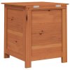 vidaXL Vonkajší box na vankúše hnedý 50x50x56 cm jedľový masív