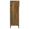 vidaXL Regál na topánky dymový dub 40x36x105 cm spracované drevo