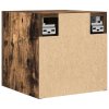 vidaXL Nástenné TV skrinky 4 ks dymový dub 30,5x30x30 cm