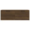 vidaXL Nástenná skrinka, hnedý dub 100x36,5x35 cm, kompozitné drevo