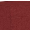 vidaXL Lavička vínovo-červená 100x35x41 cm látka