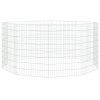 vidaXL Voľný výbeh pre zvieratá, 10 panelov 54x80cm pozinkované železo