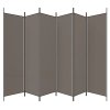 vidaXL 6-panelový paraván antracitový 300x200 cm látkový