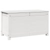 vidaXL Úložný box biely 80x40x45,5 cm masívna borovica