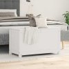 vidaXL Úložný box biely 80x40x45,5 cm masívna borovica